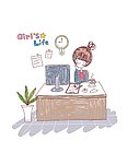 卡通女孩