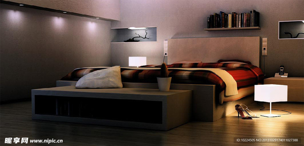 现代卧室