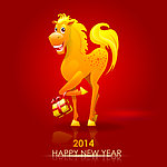 2014马年背景