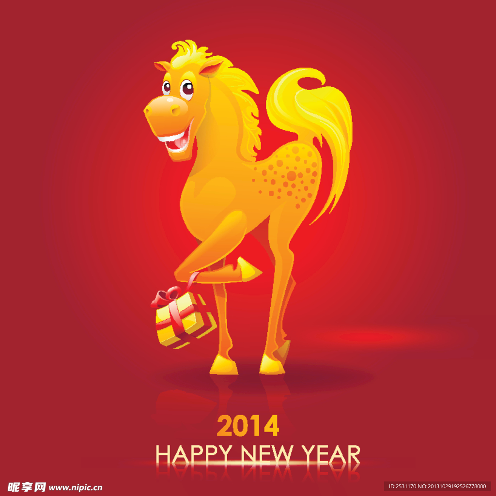 2014马年背景