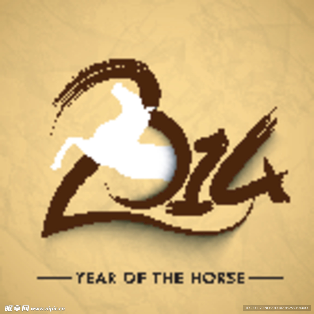 2014马年背景