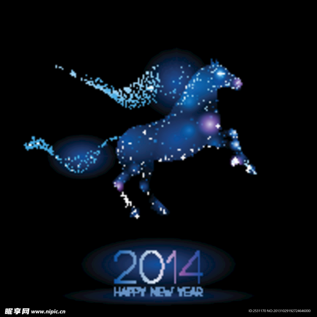 2014马年背景