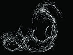 飞溅的水滴