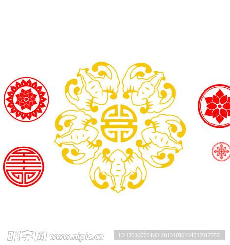 平铺底纹