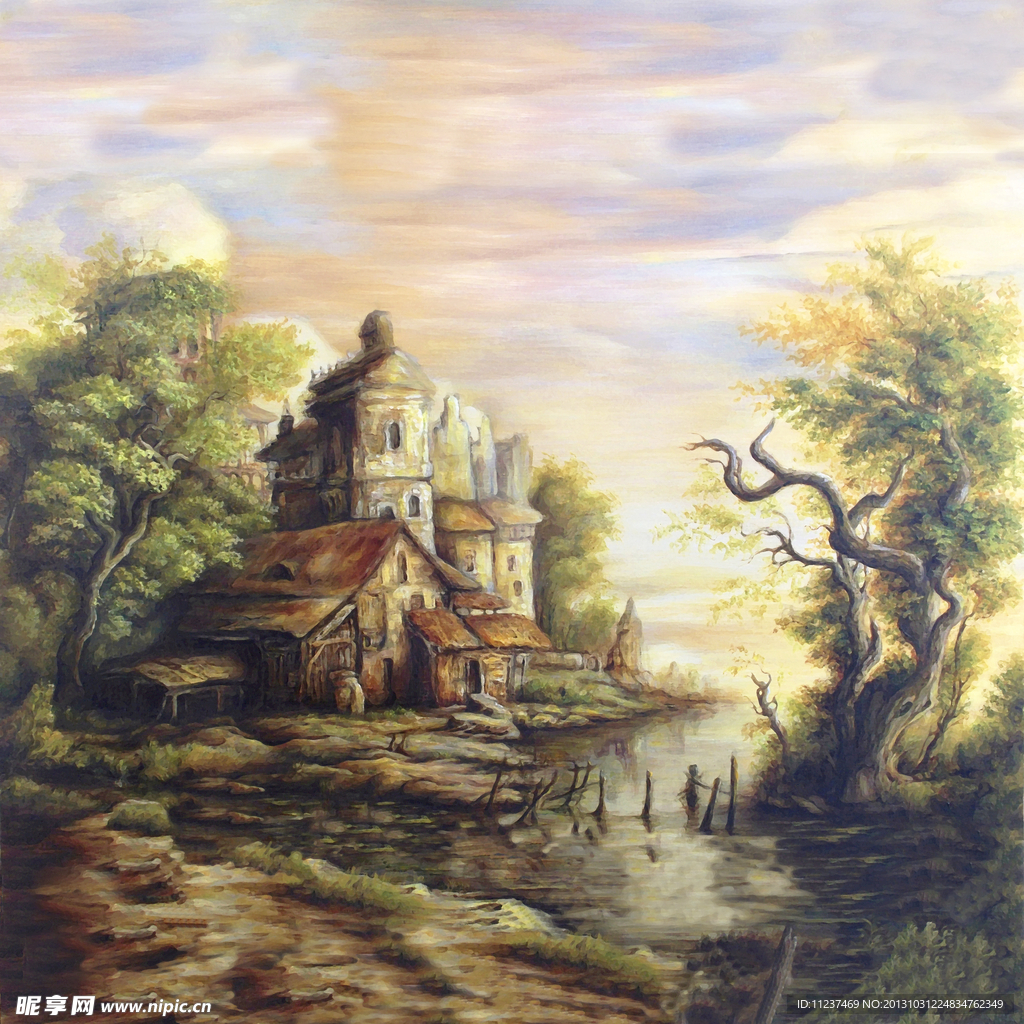 油画风景