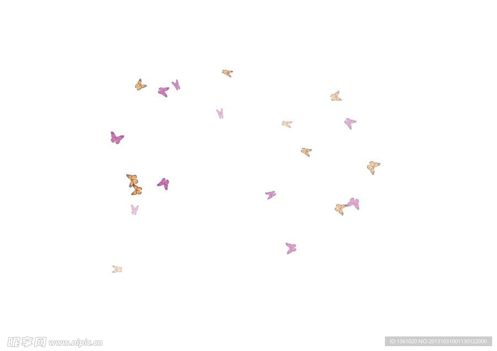 蝴蝶跟随鼠标移动动画