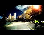 动态城市马路夜景视频
