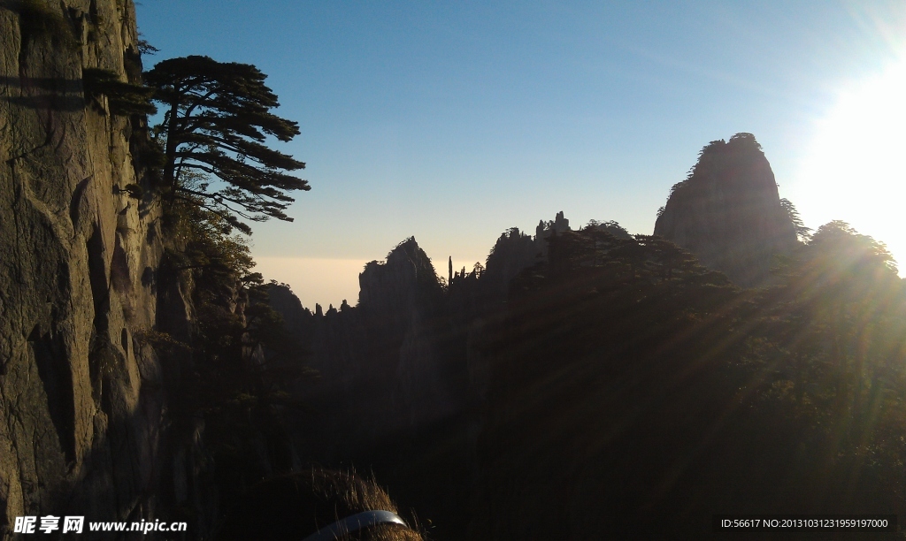 黄山日出