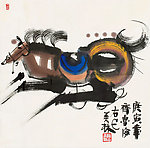 奔马图