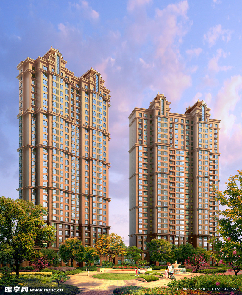 小区景观环境效果