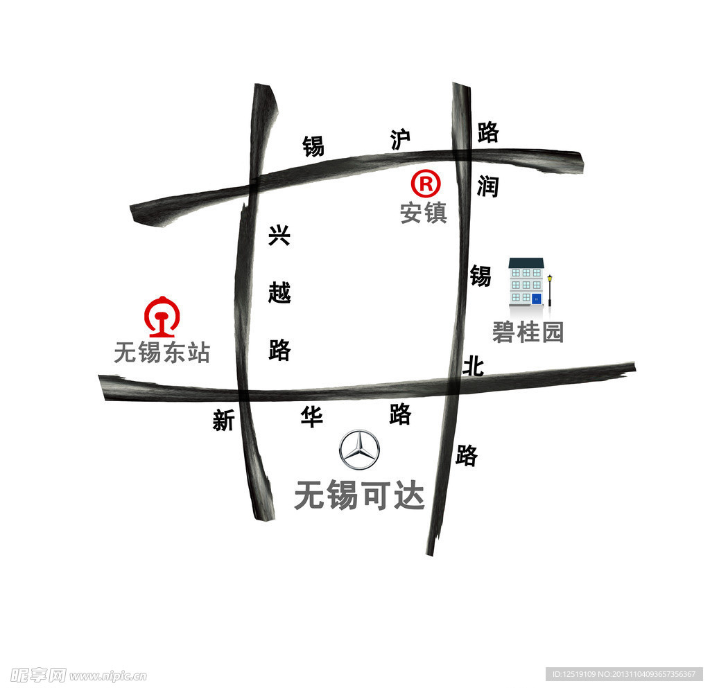 4S店址素材