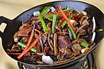 干锅茶树菇腊肉