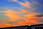 朝霞天空