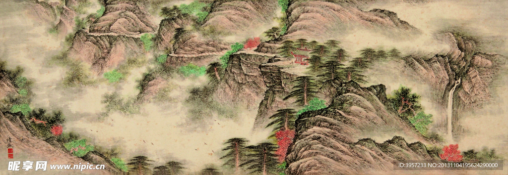青绿山水