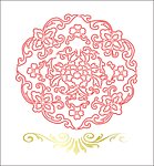 圆形花纹 欧式