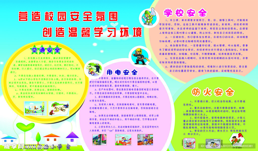 安全教育展板