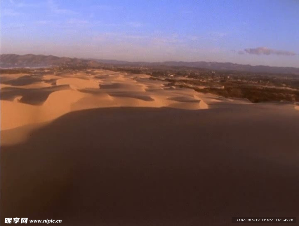 沙漠景色视频素材