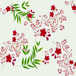 矢量花纹