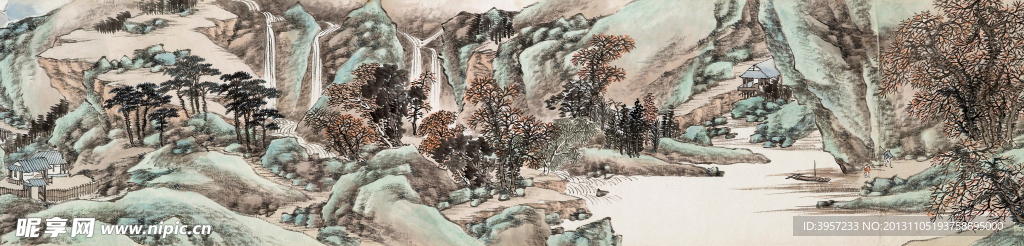 彩墨山水