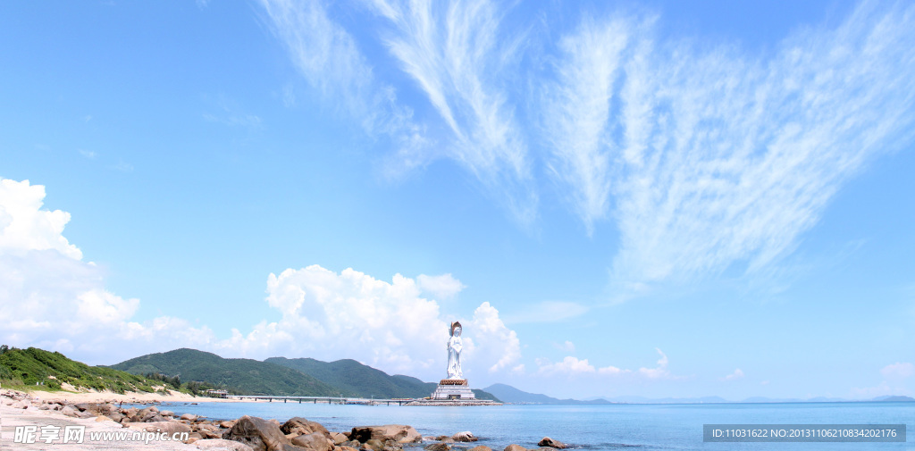 三亚南山寺海上观音