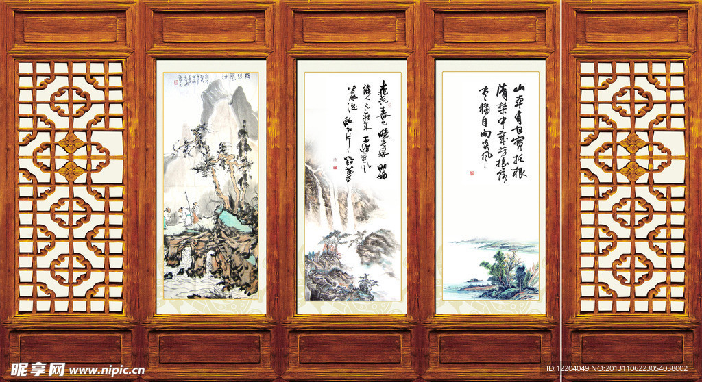屏风 室内屏风