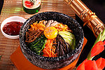 韩国美食石锅拌饭