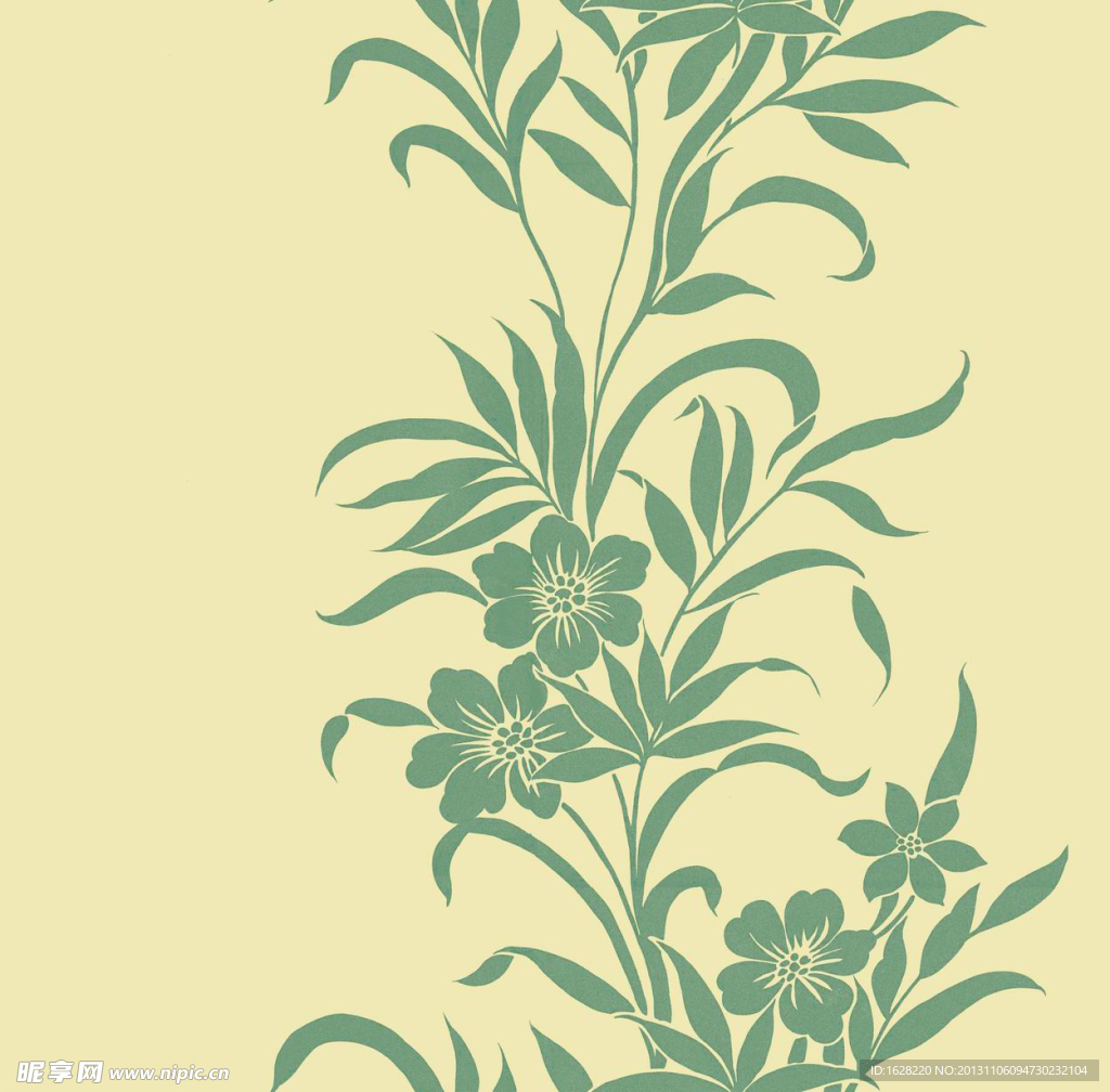 现代花纹壁纸