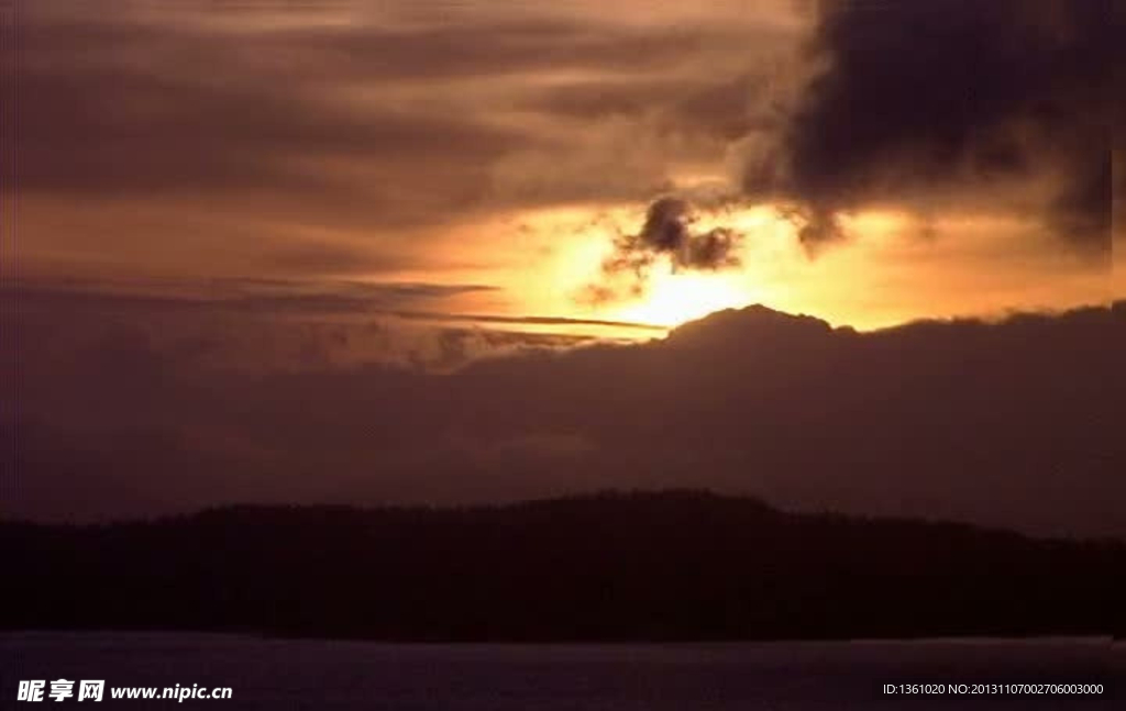 日出日落背景视频素材