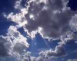 蓝天白云背景视频素材