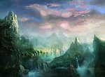 手绘风景