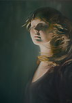 油画美女