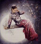油画美女
