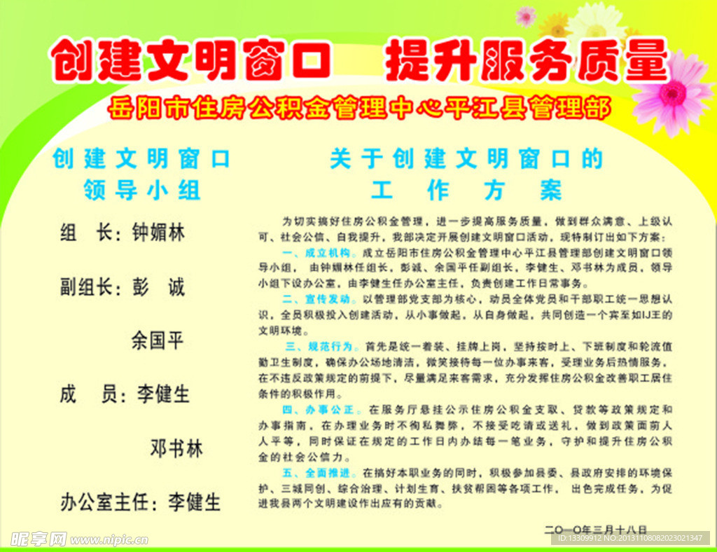 文明创建宣传栏