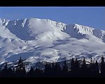 实拍雪山视频素材