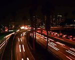 实拍城市夜景视频素材
