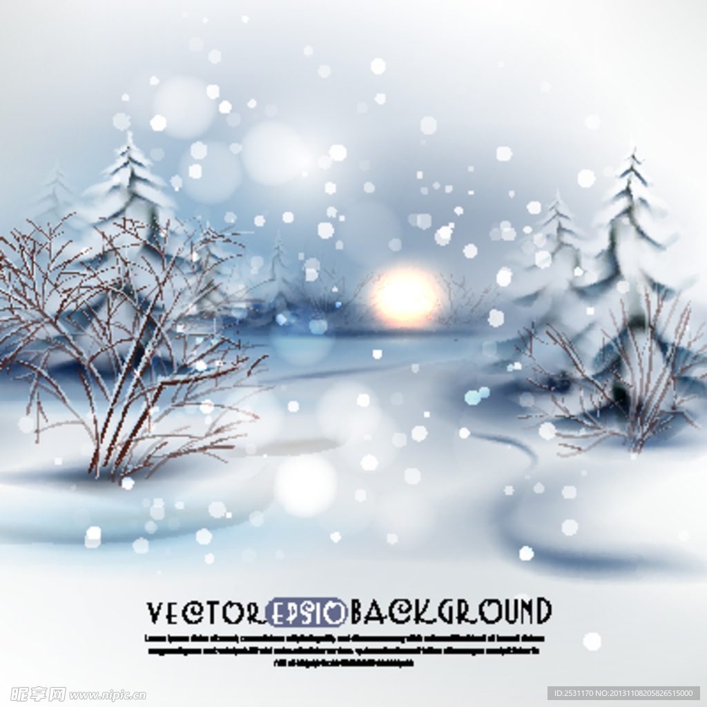 冬天雪景