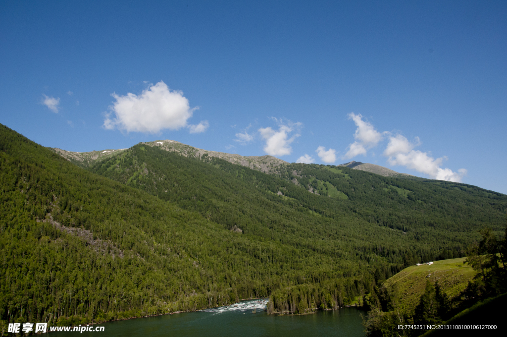 蓝天白云云山山峦山峰