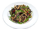 青椒木耳肉丝