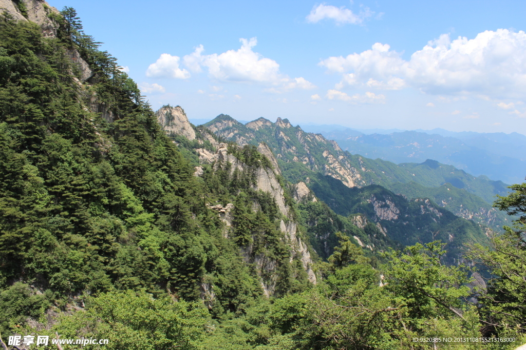 石人山 绿色风景 尧山