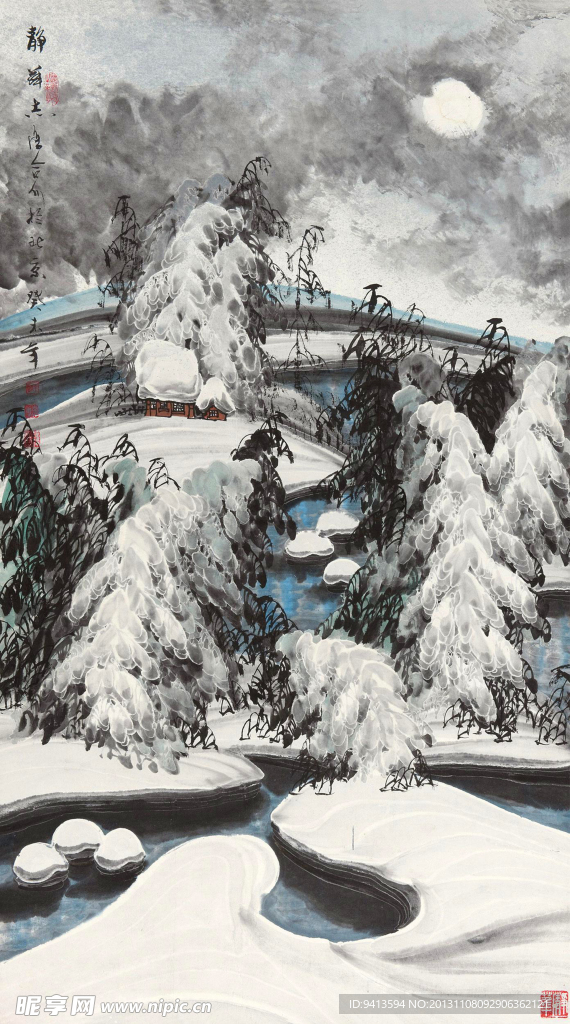 雪意图