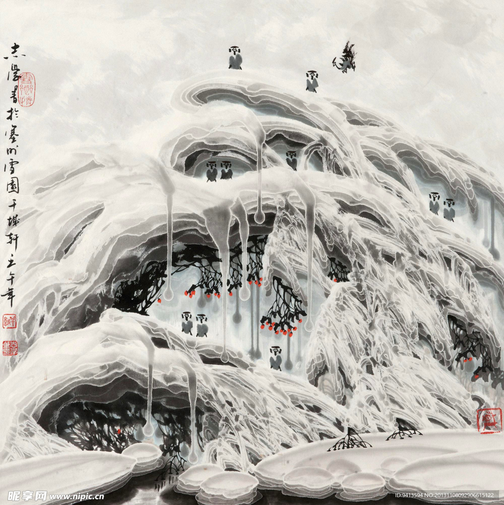 雪景图