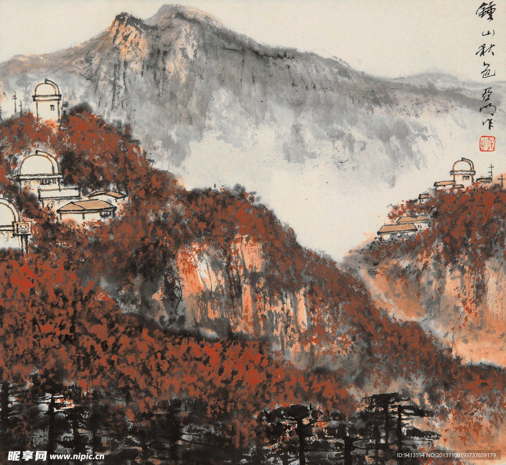 钟山秋色