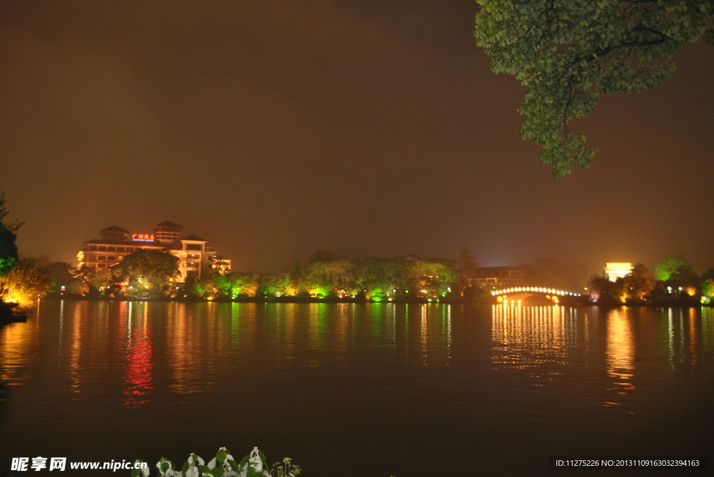 广西桂林风景夜景