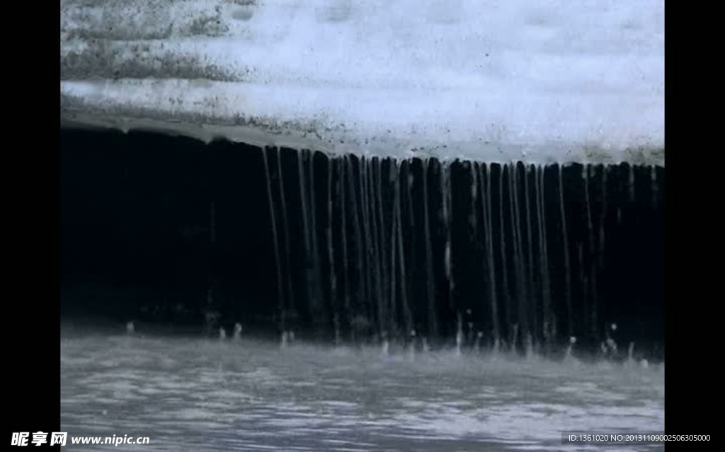 滴水长江视频素材