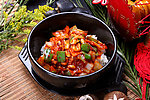 韩国美食鱿鱼拌饭