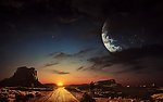 夕阳