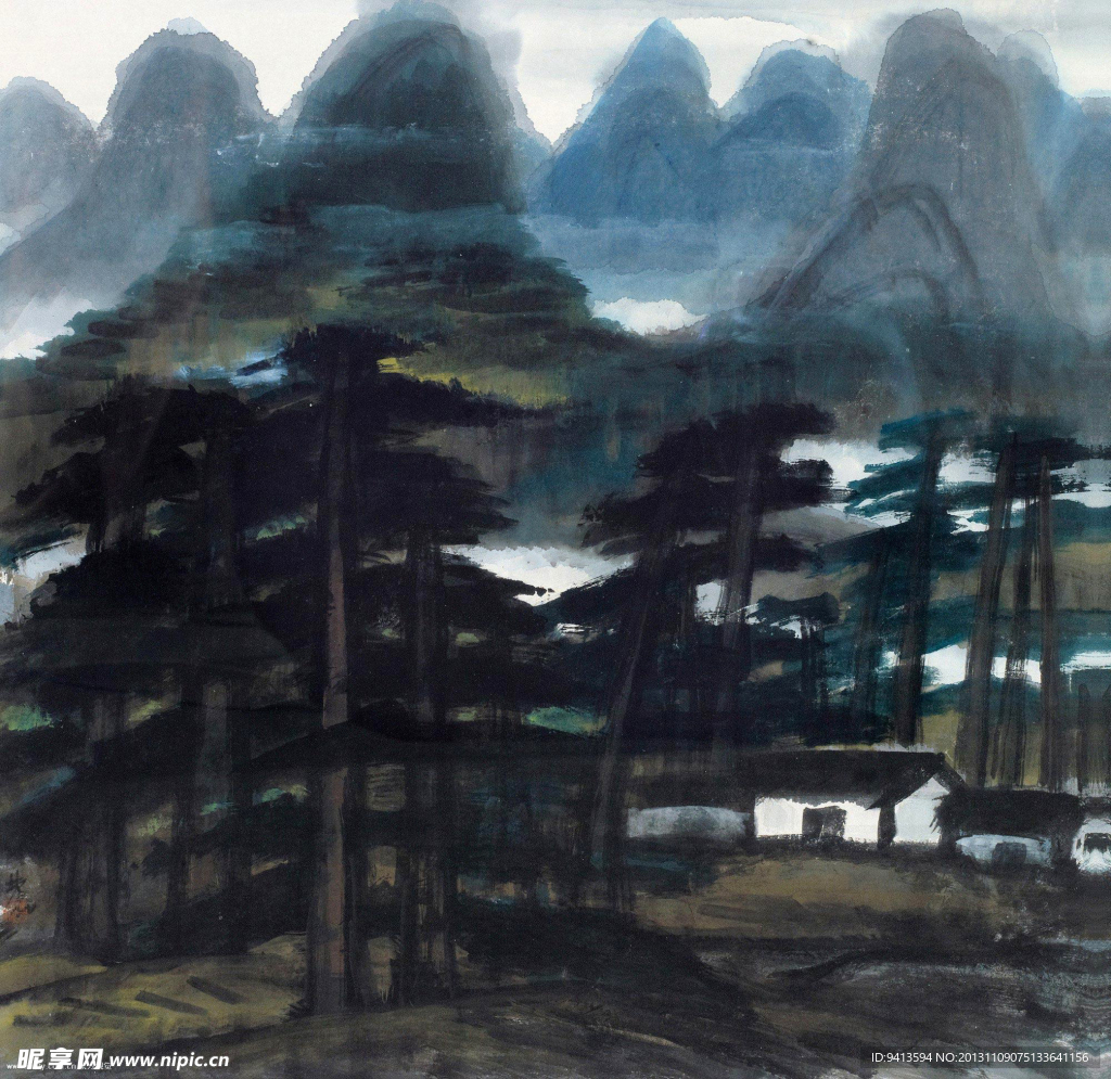 松翠叠屏
