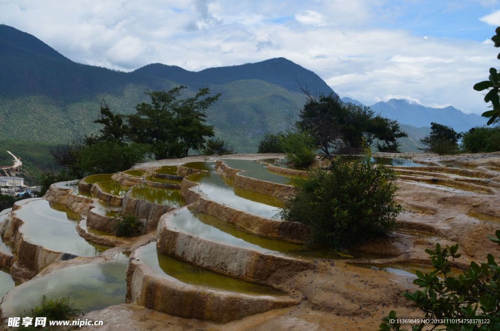 香格里拉 白水台