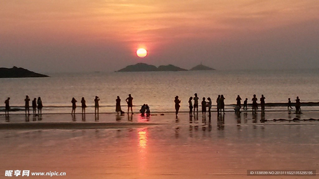 海上日出