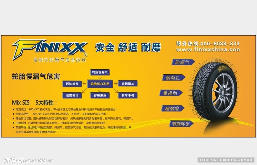 飞雳士轮胎海报